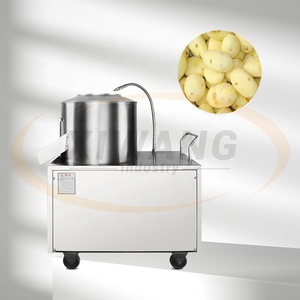 Machine à éplucher les pommes de terre électrique automatique commerciale avec une puissance de 380/220V et 1,5KW pour éplucher les fruits et légumes - Product Image 3