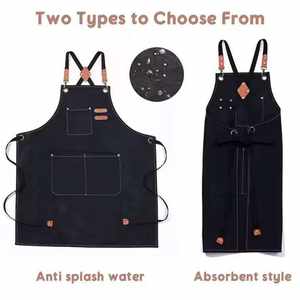 Kuaförler için özel Logo su geçirmez kumaş Salon kuaför önlük kesme saç önlük - Product Image 4