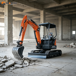 Miniexcavadoras hidráulicas SHANDING de 2.5 y 1.7 toneladas, miniexcavadoras de 3 toneladas, miniexcavadoras de cadenas de 2 toneladas, miniexcavadoras diésel. - Product Image 1
