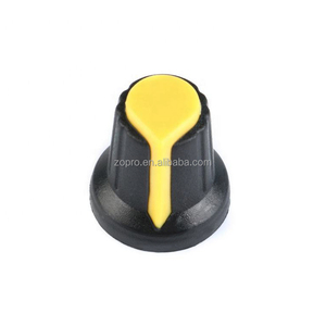 多色开关帽塑料旋钮黑色体轴孔AG2 A-2电位器旋钮盖WH148 6件装 - Product Image 6