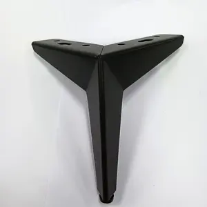 인기있는 디자인 현대 금속 하드웨어 가구 액세서리 맞춤형 블랙 컬러 소파 다리