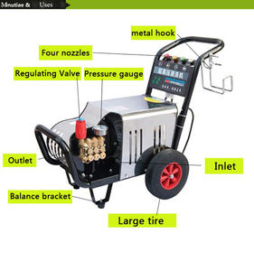 JH-2900 3KW <span class=keywords><strong>170</strong></span> bar 2500 PSI triphasé portatif électrique <span class=keywords><strong>nettoyeur</strong></span> <span class=keywords><strong>haute</strong></span> <span class=keywords><strong>pression</strong></span> lave-auto machine de nettoyage de pompe - Product Image 3