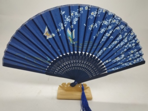 พัดไม้ไผ่ขนาด 21 ซม. ลายเพ้นท์สไตล์ดนตรี สำหรับตกแต่งบ้าน ธุรกิจ และของขวัญส่งเสริมการขาย ขายส่ง - Product Image 2