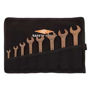 AMPCO - AB9008B Jeu de clés à fourche double, cuivre au béryllium (métrique) CLÉS, CLÉS ET CLÉS À RÉGLAGE - Product Image 1