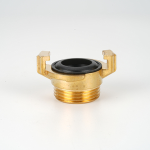Connecteur de <span class=keywords><strong>tuyau</strong></span> d'arrosage en laiton Geka Quick Fit 3/8"-<span class=keywords><strong>1</strong></span> <span class=keywords><strong>1</strong></span>/<span class=keywords><strong>2</strong></span>" à connexion par vis, surface polie et lisse, ISO 9001, couleur naturelle - Product Image 3