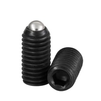Vis de positionnement à billes en acier inoxydable 304, vis à bille à ressort en acier, vis à six pans creux de grade 12.9, noir argenté, à ressort
