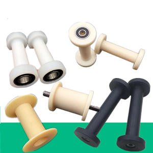 Nylon Sheaves <strong>Wheels</strong> Plastic Slient Pulley with Bearing Wire Rope Pulley Plastic H-shaped Bearing Roller ID17/20/25/30MM - Product Image 3