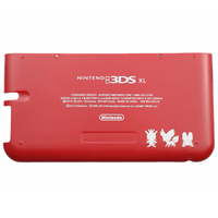 Casing Cangkang Merah Atas dan Bawah untuk New 3DS XL LL, Suku Cadang Pengganti Biru untuk Nintendo New 3DS XL/LL