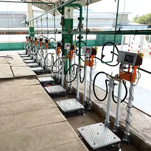 Thailand LPG refilling station with reliable LPG gas filling scales