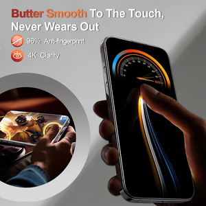 Protection d'écran en verre trempé ultra-fin anti-rayures 300C à bords super incurvés <span class=keywords><strong>4K</strong></span> HD pour téléphone portable pour 16 15 14 13 12 - Product Image 4
