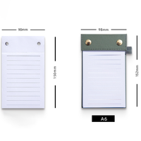 Offre Spéciale : Mini Carnet A6 en Cuir PU avec Porte-Stylo, Journal de Voyage Détachable Tendance, Bloc-Notes Portable, Agenda pour Cadeaux