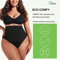 HEXIN Shapewear string sans couture personnalisé, écologique, grande taille, avec contrôle du ventre, rehausseur de hanches et de fesses, respirant, pour femme