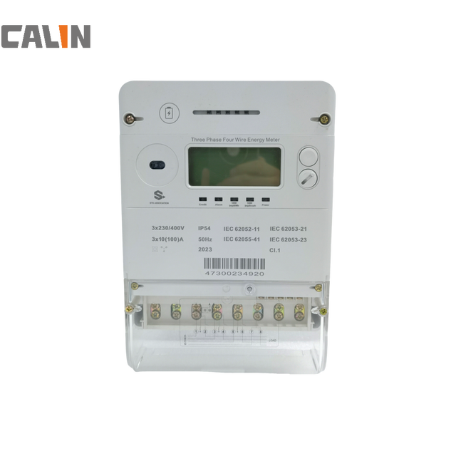 Smart Three-Phase Energy Meter with AMR/AMI System and Advanced RF/LoRa/LoRaWAN/PLC/G3PLC/GPRS/4G Communications