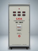 Stabilisateur de tension automatique triphasé industriel LiOA SH3 100K II 100000VA, régulateur de courant alternatif haute puissance pour la sécurité du réseau d'atelier