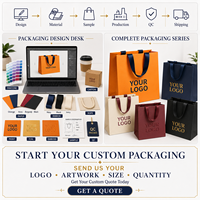 Sac en papier pliable avec poignée, impression de logo personnalisée, sac d'emballage, sacs de transport portables pour les salons professionnels et les expositions