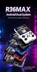 Consola de Juegos Retro Portátil R36 Max 4.0, Pantalla IPS OCA de 720x720, 20K Juegos, Más de 30 Emuladores, Wi-Fi, Batallas en Línea, Joysticks 3D Dobles, 4000 mAh - Product Image 2