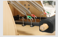 Chaise de Pilates professionnelle en bois d'érable - Équipement de fitness durable, portable, réglable, multifonctionnel et écologique pour studio