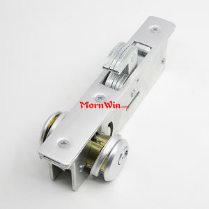 أقفال باب منزلقة بإطار زجاجي وعلى الأكثر مبيعًا بجودة عالية مع خطاف قفل وإسقاط أسطواني على شكل معلاقة - Product Image 3