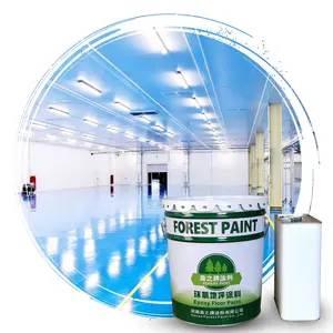 2 Component Chemical Resistant Dust Proof Self Leveling Thick Film Epoxy Flooring Coating for house floors