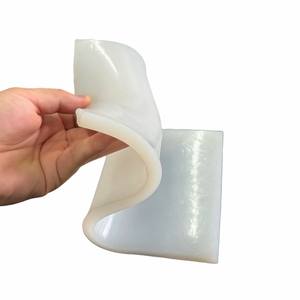 แผ่นยางซิลิกอนความแข็งต่ำแผ่นซิลิก้าเจลมีความหนา1-10มม. ความแข็ง0, 10, 20, 30องศา - Product Image 1