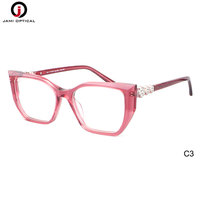 Lunettes de mode avec logo du client Lunettes de designer Monture en acétate Monture de lunettes optiques pour femmes