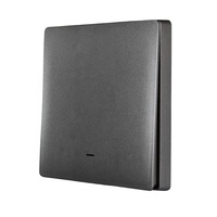 Interrupteur de Scène Sans Fil Zigbee 1 Gang Smart Life avec Contrôle à Simple Clic, Alimenté par Piles et Compatible Wi-Fi