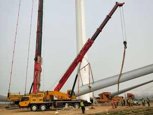 Grue sur camion d'occasion Sany 90 tonnes avec flèche longue et grande hauteur de levage - Product Image 4