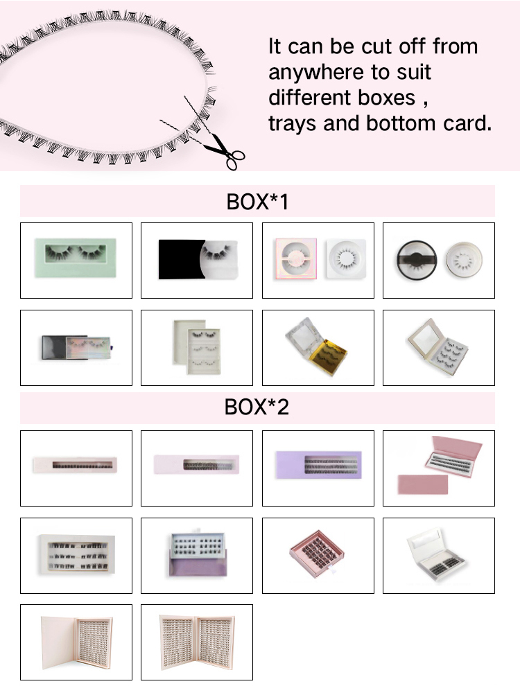 different boxes