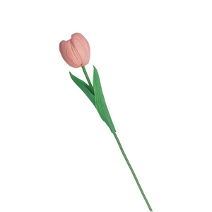 Fleurs artificielles en tulipes Xinchengzhi, 30 cm-100 cm, en plastique et soie, pour mariage, décoration de la maison, accessoires de bouquet - Product Image 4