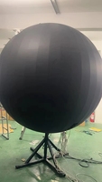 Pantalla LED Esférica Personalizada para Interiores y Exteriores P1 P2 P2.5 P3 P4, Pantalla LED en Forma de Globo Terráqueo con Múltiples Diámetros
