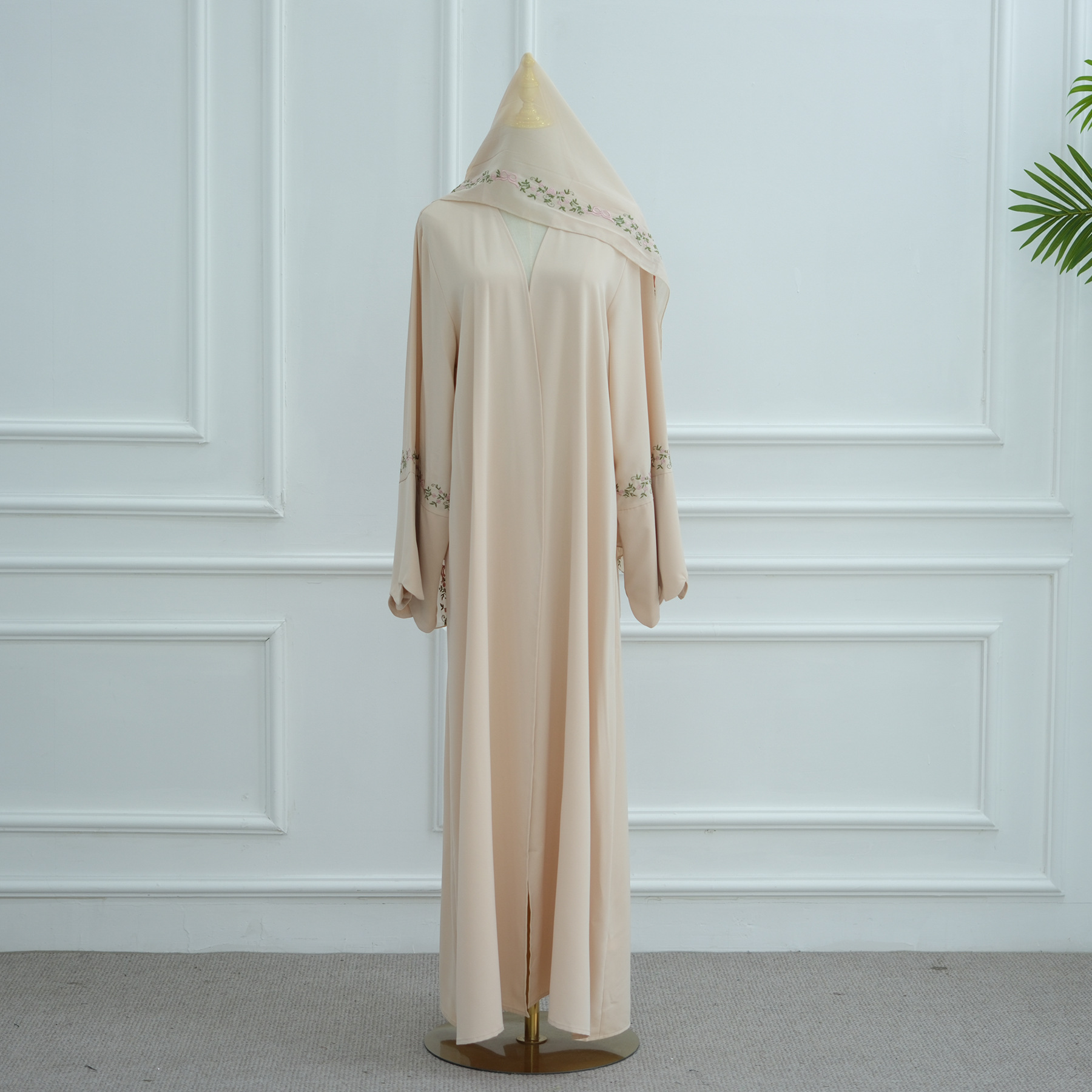 Beige+sciarpa
