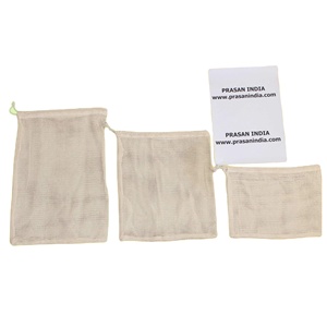 <b>Portable</b> Reusable Cotton Drawstring Dust Bags Water Resistant & Eco-Friendly for Clear <b>Goal</b> Solution - Product Image 1