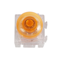 Keycaps Putar Fidget Keychain Macaron PC Caps LED Lighting Clicker Moduar Base DIY Rakitan Mini Keyboard Finger Gadget