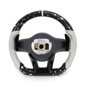 <span class=keywords><strong>Volant</strong></span> Mercedes Benz en cuir blanc et fibre de carbone forgée pour W204 W205 W211 W213 W212 W222 EQA E550 <span class=keywords><strong>AMG</strong></span> GT - Product Image 2