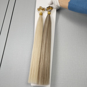 Jasmine Beauty Hand Tied Weft Hair Extensions Hot Sale Bleach Blonde Cuticle Aligned 100 Remy Human Hair Natural Weave Wholesale - Product Image 1
