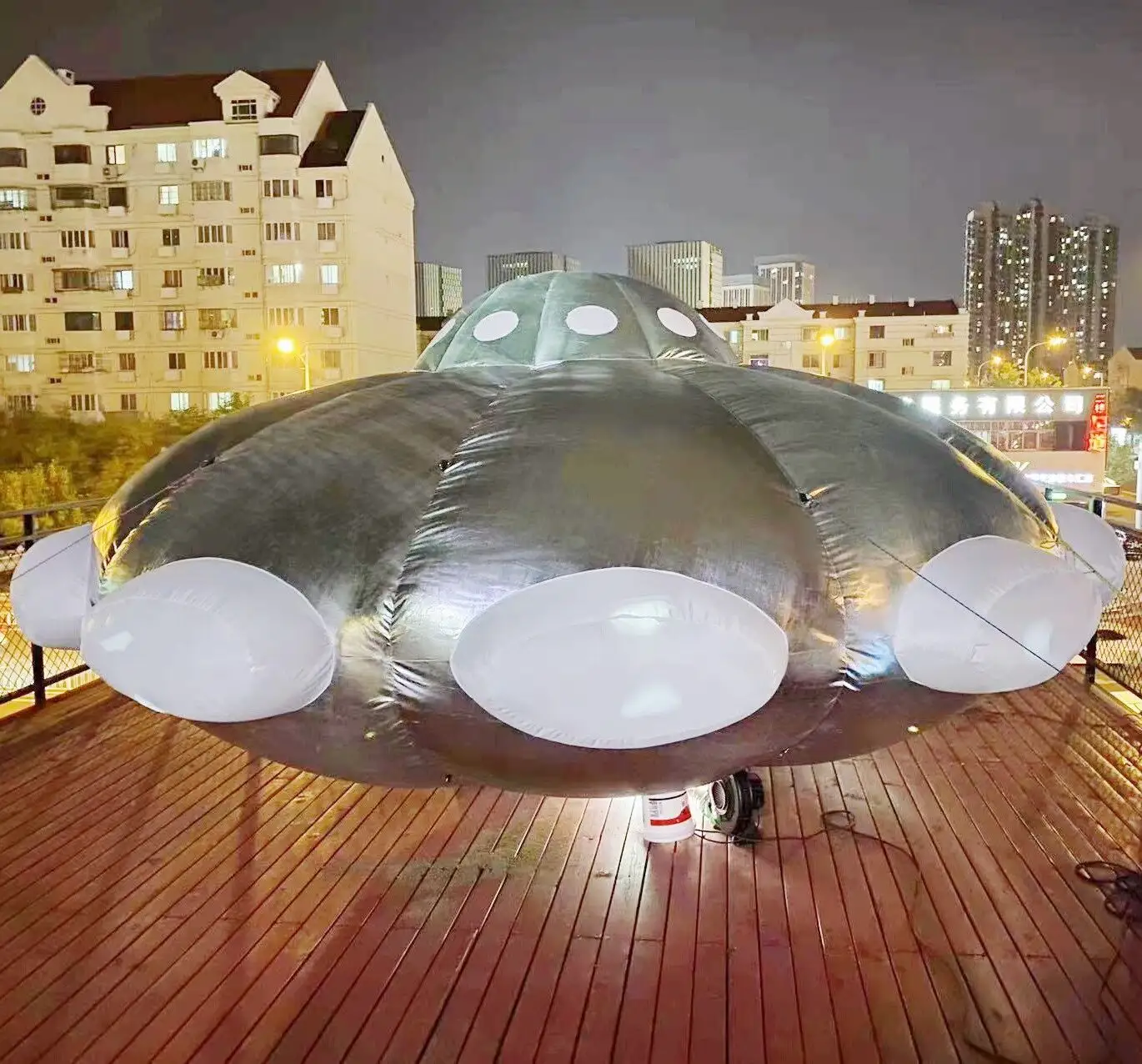 Palloncino gonfiabile UFO decorazione a tema