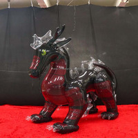 Offre Spéciale : Modèle de Dragon Gonflable Transparent, Animal Gonflable à Chevaucher, Jouet de Piscine Gonflable en Forme de Dessin Animé pour Personnalisation