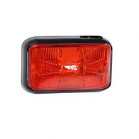 Feu de position arrière pour camion et remorque - 12V 24V LED Rouge 2W Étanche CCC ECE ADR 58mm