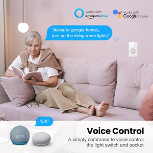 Interruptor de Luz Inteligente Wifi Tuya para Escaleras, Enchufe de Pared para México y Estados Unidos, Panel de Vidrio Inteligente, Control Remoto, Compatible con Alexa y <span class=keywords><strong>Google</strong></span> Home - Product Image 6