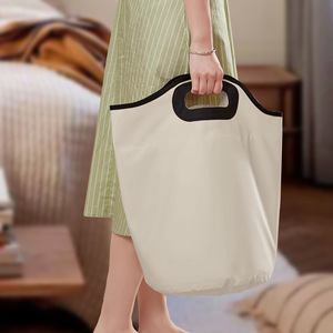 Cubo plegable para baño de pies, color beige, portátil, ideal para viajes, para el cuidado de los pies - Product Image 1