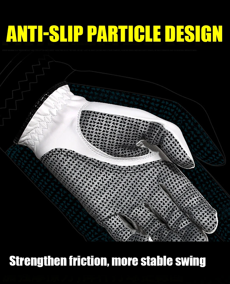 PGM ST001 cabretta leather Sheep Skin anti-slip Golf Glove
