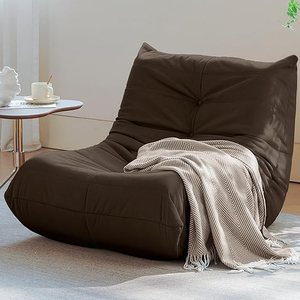 Sofá de esquina con bolsa de ante marrón comprimido, sofá de esponja de alta densidad en una caja, sofá de compresión al vacío para sala de estar - Product Image 1