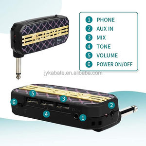 JOYO JA-03 <strong>Bass</strong> Guitar Headphone Amp Bassist Pocket Mini <strong>Practice</strong> <strong>Amplifier</strong> With Headphone Output - Product Image 4