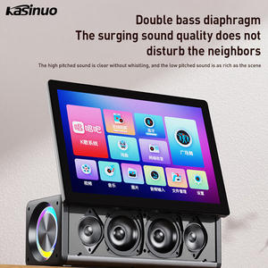 Altavoz de <span class=keywords><strong>Karaoke</strong></span> de 14,1 pulgadas con pantalla Control táctil Altavoz WIFI Altavoz de fiesta Micrófono dual para el hogar, <span class=keywords><strong>Karaoke</strong></span> - Product Image 2