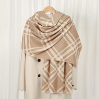 Écharpe classique en jacquard à carreaux 70*180cm, double face, châle de mode pour femme, écharpe douce coupe-vent pour l'hiver, Bufanda a Cuadros