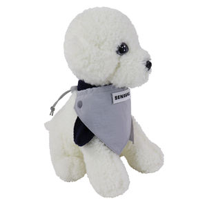 Bandana pour chien personnalisée OEM, imprimée style vintage, en nylon, pour grands chiens (Golden Retriever, Labrador), foulard triangulaire à marque privée - Product Image 3