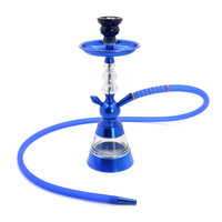 Nouveau Design Luxe Portable Narguilé Chicha Allemand Russe en Aluminium