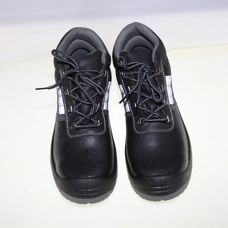 OEM shandong yeni model en rahat siyah örgü yaz hafif çelik burun kauçuk taban güvenlik ayakkabıları