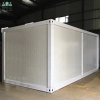 Maison modulaire préfabriquée démontable de 20 pieds en kit, cabine en acier portable pour jardin, chambre d'amis, bureau, bâtiment résidentiel personnalisé