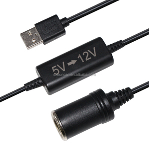 Adaptador de enchufe para encendedor de coche, convertidor USB A macho de 5V, 2A A 12V, 20awg - Product Image 2